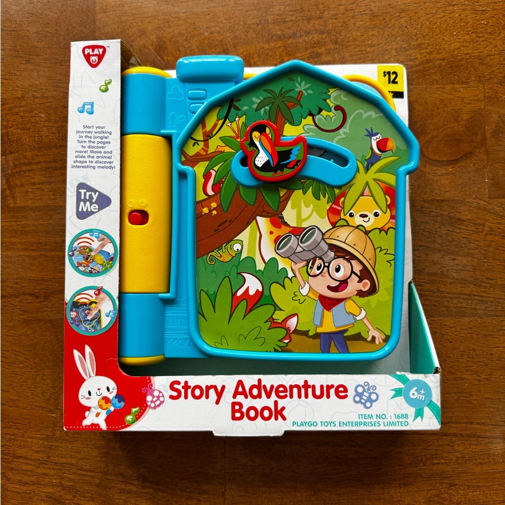 New • PlayGo Story Adventure Book • 6 months + • Interactive Book